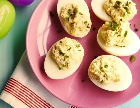 Devilled Eggs With Tuna