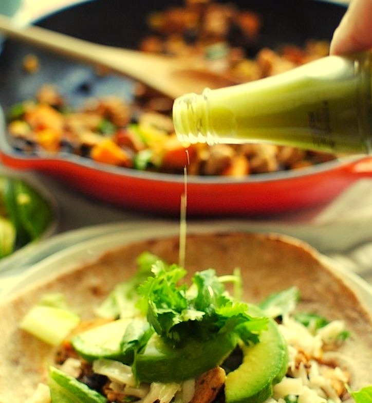 Recipe: Chicken, Black Bean & Sweet Potato Tacos