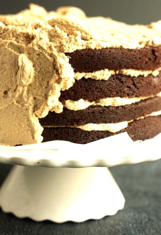 chocolate coffee layer cake