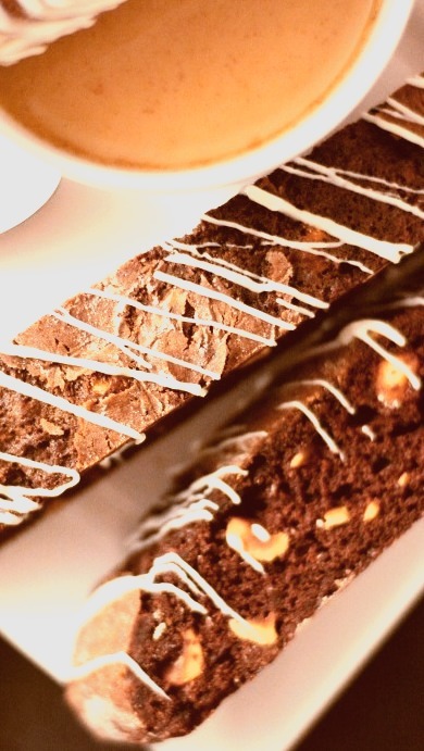 Chocolate Hazelnut Biscotti