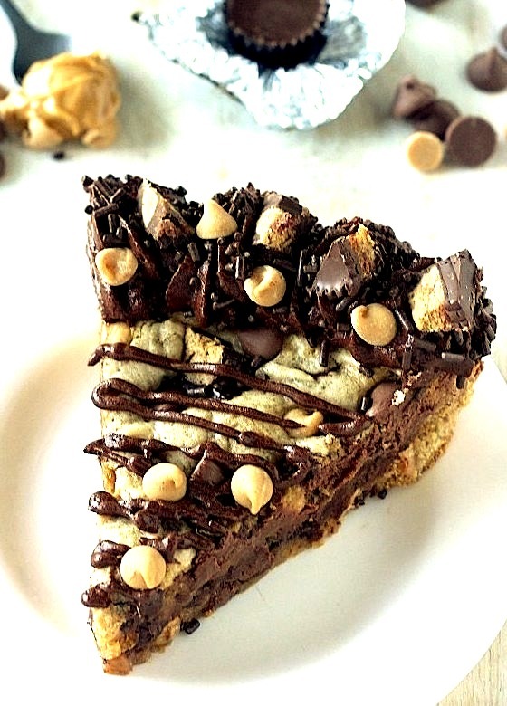 Ultimate Peanut Butter Chocolate Cookie Cake
