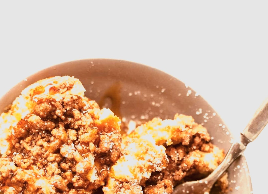 Cinnamon streusel french toast cups